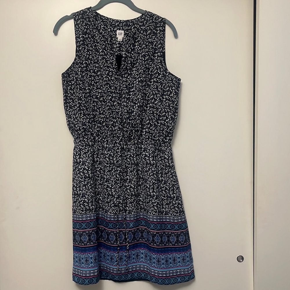 GAP Henley border print dress